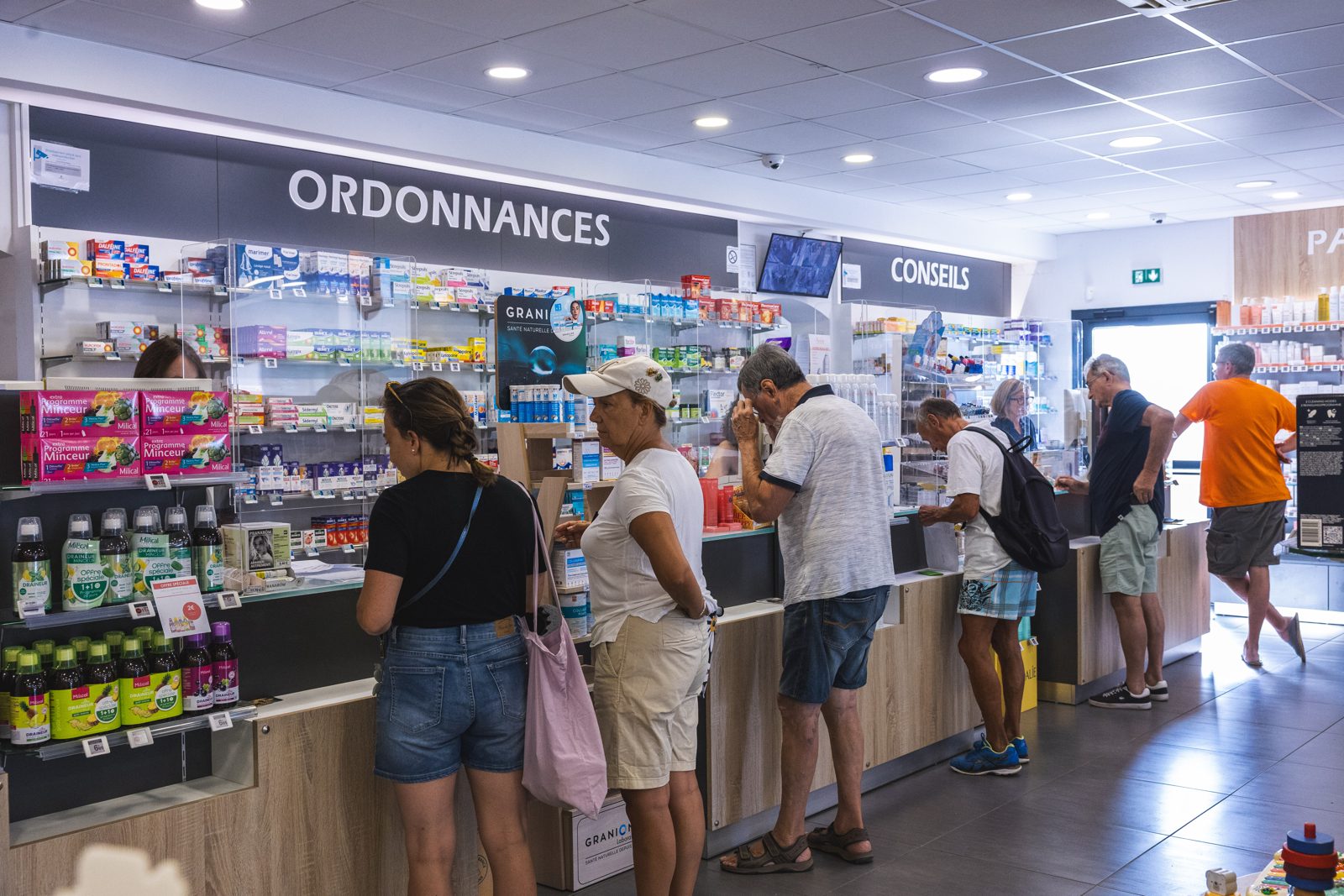 Les espaces d’accueil de la pharmacie